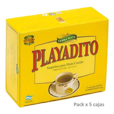 Mate Cocido Playadito 50 Saquitos X1u