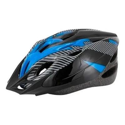 Casco Slp Bicicleta Ciclismo Mtb 13 Vent C/regulador Color Azul Talle M/l