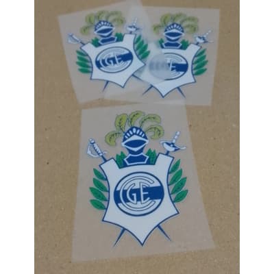 Escudos P Pegar C Plancha Futbol Vs Equipos Dtf Gimnasia Lp 8cc Estampado