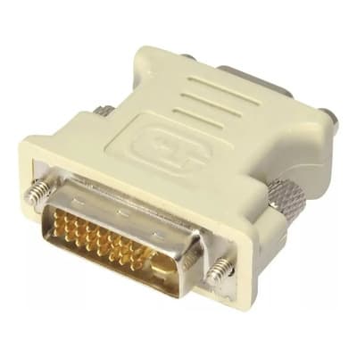 Adaptador Dvi-i Macho 24+5 Dual Link A Vga Hembra Monitor