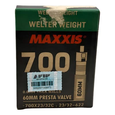 Camara Maxxis 700x23/32c-val 60 Presta-works Presta