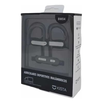 Auriculares Deportivos Bluetooth Para Motorola Moto G52 Color Negro Color De La Luz Rojo