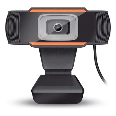 Camara Web Micro C721 Hd 720p Ready Con Microfono Stream Color Negro