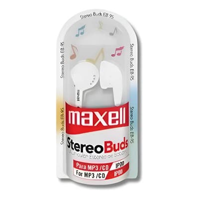 Auriculares In-ear Maxell Eb-95 Blanco Blanco