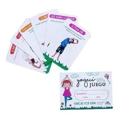 Juego De Yoga Cartas Cumpleaños Souvenirs