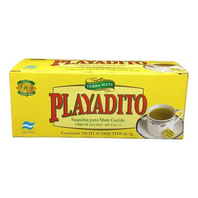 Mate Cocido Playadito 25 Saquitos