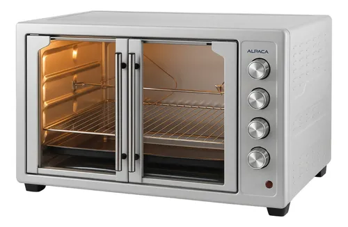 Horno Electrico Comercial 65l 2400w Conveccion Spiedo Alpaca Gris