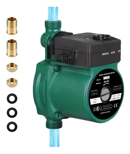 Bomba Presurizadora Bron By Gadnic Presión Automática Sensor De Flujo Agua Fría Y Caliente