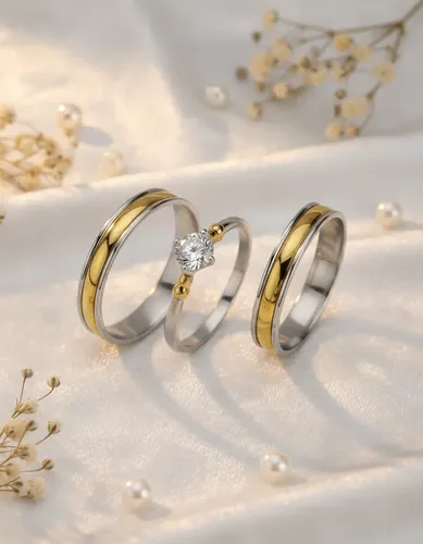 Alianzas 3.5mm Con Anillo Solitario Plata Y Oro Casamiento Plata Y Oro Enviar Medidas Y Grabados Por Mensajeria Interna De Mercado Libre Luego De Efectuada La Compra