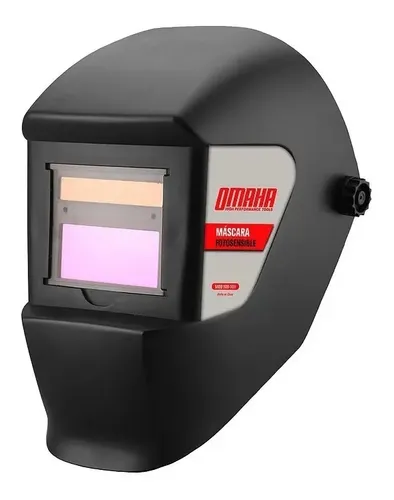 Mascara Careta Fotosensible Soldar Soldador P/ Soldadora  Negro Liso