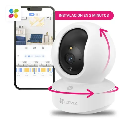 Cámara De Seguridad Ezviz Ty1 Wifi Interior Motorizada Blanco