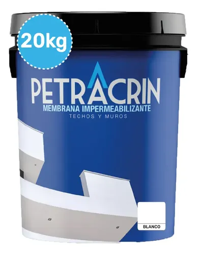 Membrana Liquida 20 Kg Membrana Transitable Elastomérica Acabado - Color Blanco Satinado