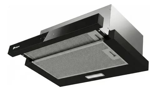 Campana Extractora Pared Extensible Borgen Flow Line 60 Cm Plateado