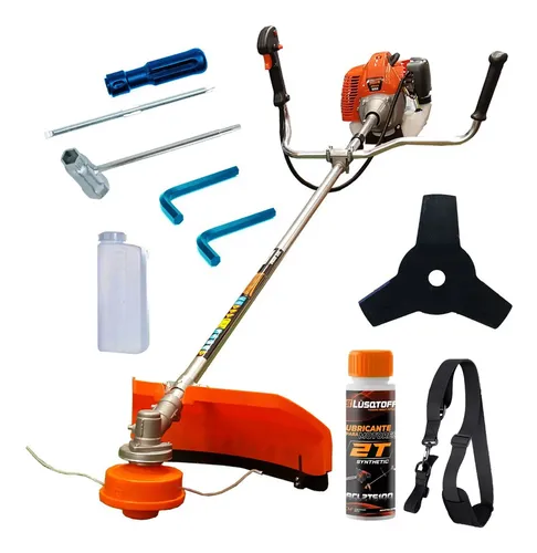 Desmalezadora Bordeadora Cesped Nafta 52cc 2,2 Hp + Acc
