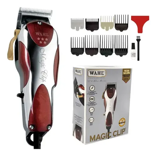 Maquina De Corte Magic Clip 5 Stars Series Wahl Plata/rojo