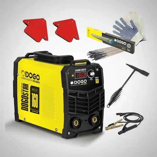 Soldadora Dogo Star 160 Inverter Mma Igbt + Combo + Piqueta Amarillo