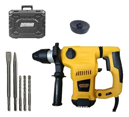 Rotomartillo Sds Plus 1500w 5,5 Joules + Acc Orebro By Omaha Amarillo