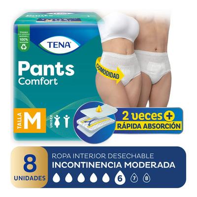 Ropa Interior Tena Pants Clásico Talle M X8 Unidades