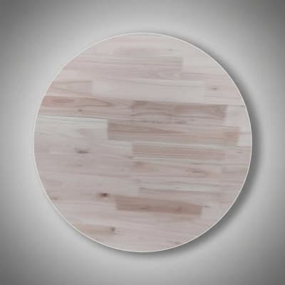 Tapa De Mesa Redonda Eucalipto Presupuesto Claro Nada