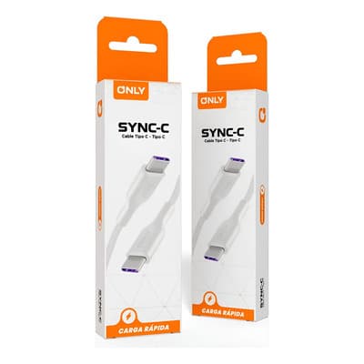 Cable Usb Tipo C A C Para Samsung Cargador Carga Rapida Blanco