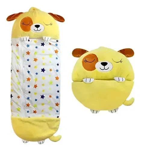 Bolsa De Dormir Happy Nappers Para Niños Peluche Y Almohada