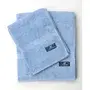 Juego Toalla Y Toallon Cannon Absorbency Lisa Celeste De 1.5m X 90cm Liso