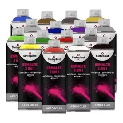 Aerosol Pintura Brillospray Max 3en1 - 240 Cc Sinteplast Color Azul Traful