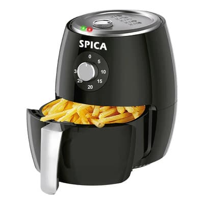 Freidora De Aire Electrica Spica Sp-860 Airfryer Sin Aceite Negro