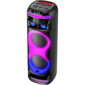 Parlante Torre Bluetooth Daihatsu D-s8020bt 4000w Luces Mic Color Negro