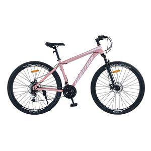 Bicicleta Mtb Overtech Q5 R29 21V Suspensión Rosa/Gris Claro M